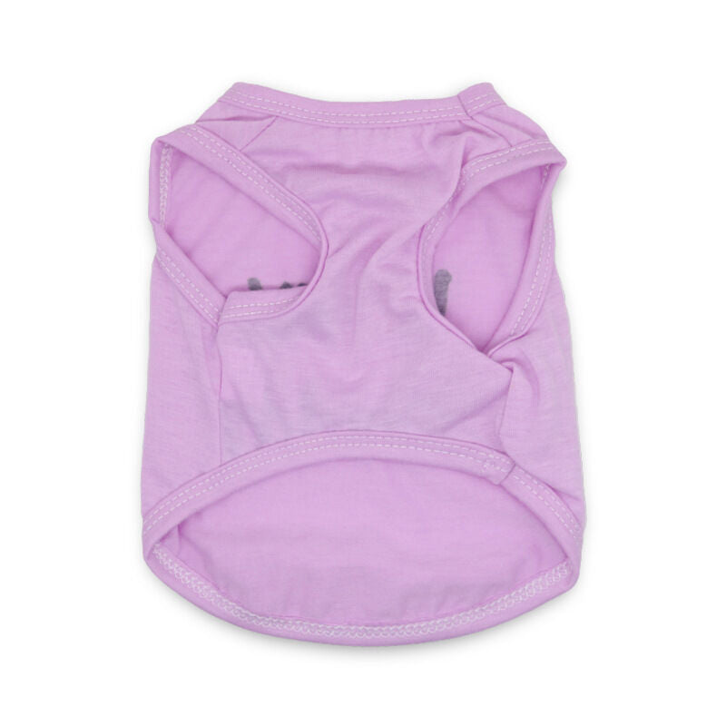 Pet products 4-Piece Pet Vest Set for Summer - Includes 4 Versatile Vests with I ❤️ my Mommy Message, Lightweight Breathable Fabric Perfect for Dogs and Cats in Warm Weather(L)