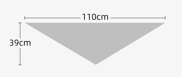 2-Piece Black Coffee Elegant Wool Blend Triangle Scarf - Luxurious Knit Shawl for Women (39 x 110cm)