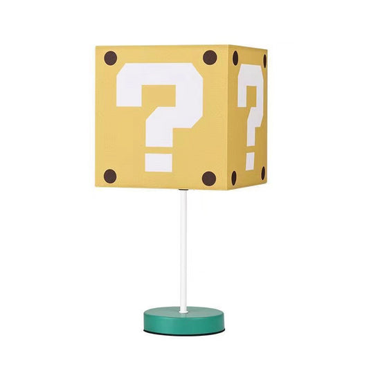 40cm Mario Question Block Table Lamp with 3-Color Dimming - USB
