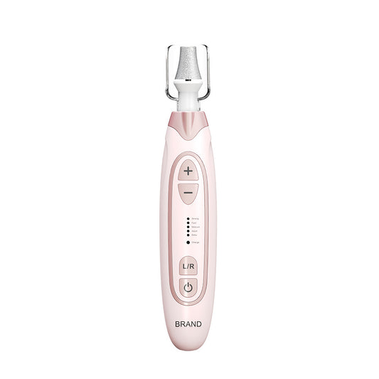 Professional Electric Manicure & Pedicure Kit - 5 Speeds, LED Light(Pale pink)