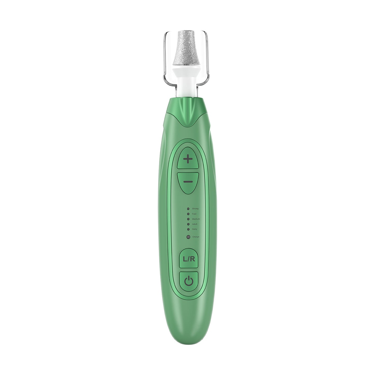 Professional Electric Manicure & Pedicure Kit - 5 Speeds, LED Light(Green)